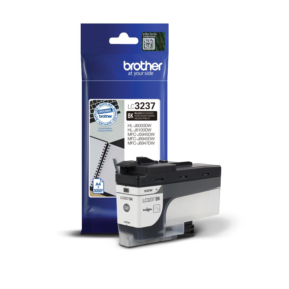 Tusz Brother LC3237BK Black 3000 str.