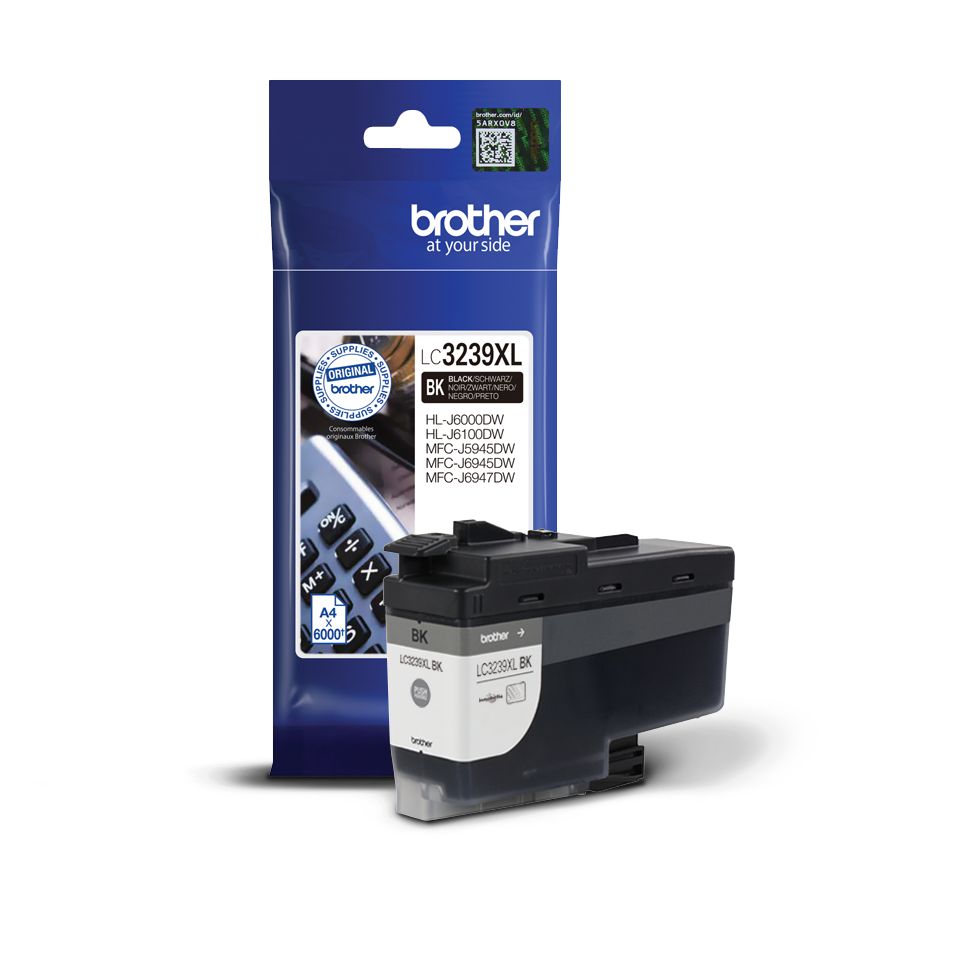 Tusz Brother LC3239XLBK Black 6000 str.
