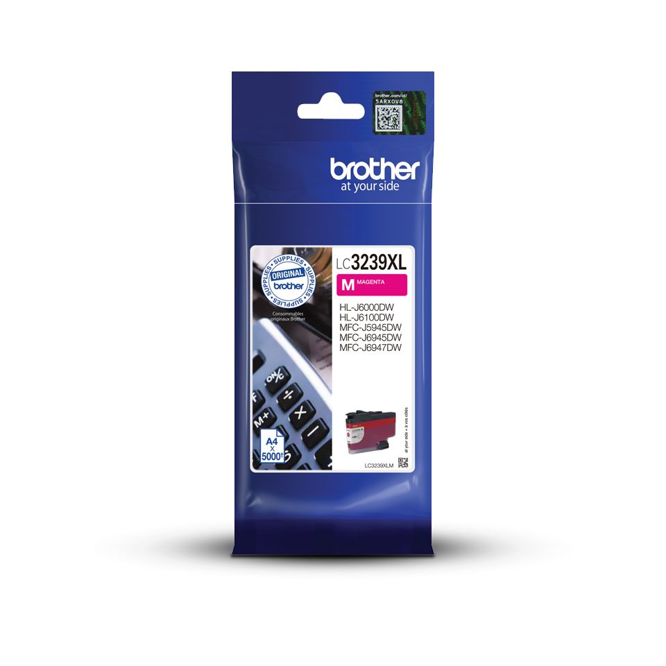 Tusz Brother LC3239XLM Magenta 5000 str. - obrazek 3