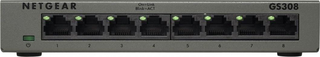 Switch Netgear GS308 8-Port Gigabit Metal
