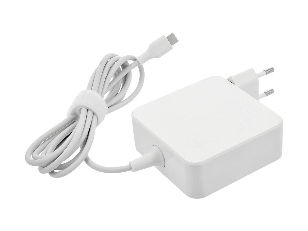 Zasilacz sieciowy do laptopa USB Type-C 65W Biały