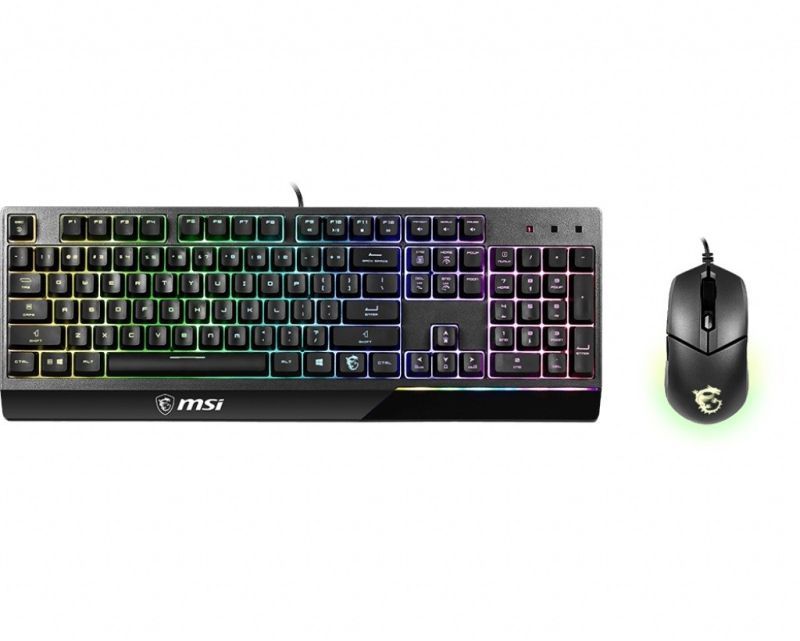 Zestaw klawiatura + mysz MSI Vigor GK30 Combo Czarna