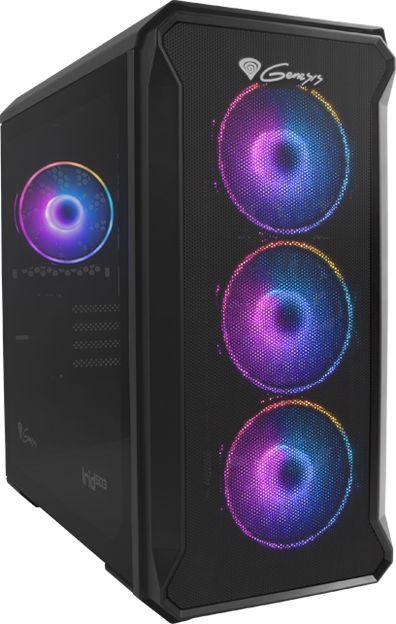 Obudowa Genesis Irid 503 USB 3.0 z oknem, podświetlenie ARGB