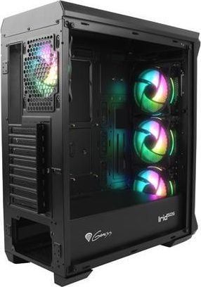 Obudowa Genesis Irid 505 USB 3.0 z oknem, podświetlenie ARGB - obrazek 2