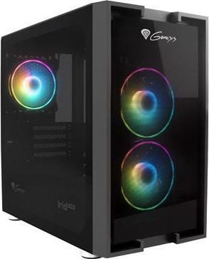 Obudowa Genesis Irid 353 USB 3.0 z oknem, podświetlenie ARGB