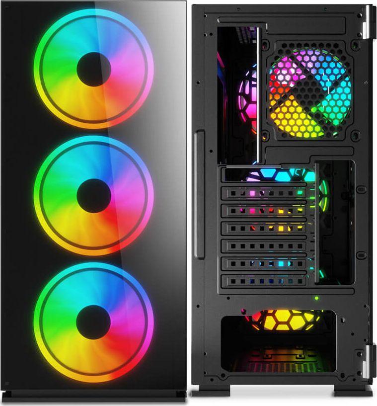 Obudowa Savio Prime X1 ARGB Glass - obrazek 3