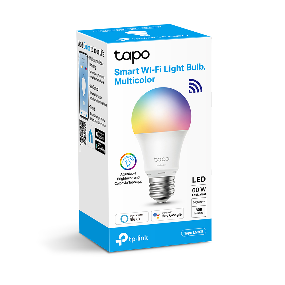 Żarówka Smart WiFi ze zmiennym kolorem TP-Link Tapo L530E - obrazek 5