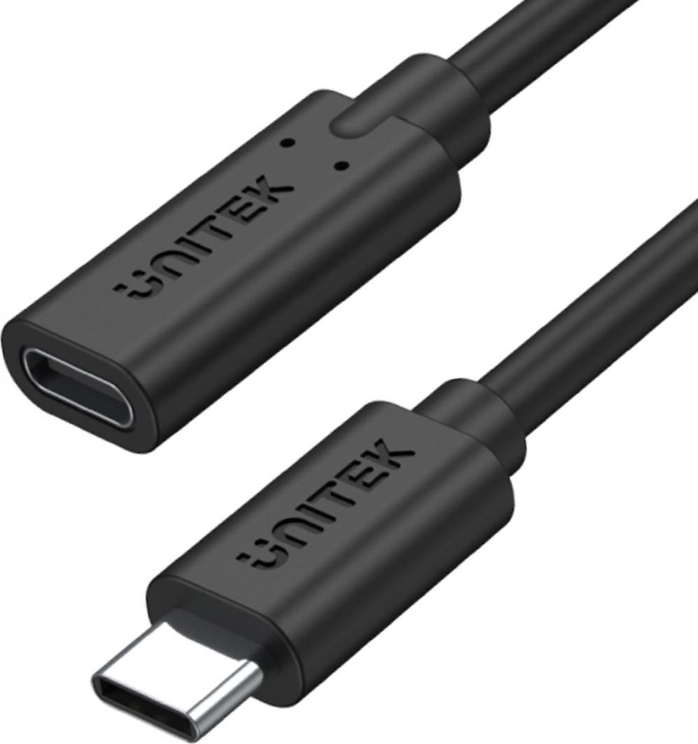 Kabel USB Type-C przedłużacz 0.5 m PD 100W 4K Unitek