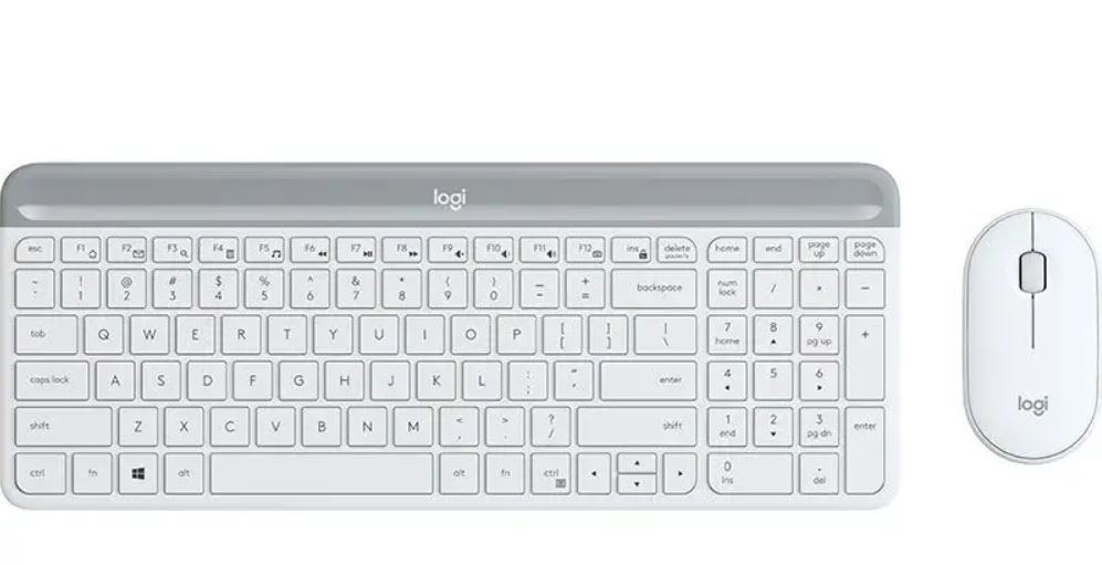 Zestaw bezprzewodowy klawiatura + mysz Logitech MK470 Biały