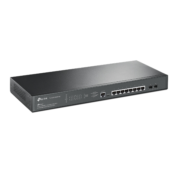 Switch TP-Link TL-SG3210XHP-M2 8x2,5 Gb/s JetStream 2xSFP+ PoE+ - obrazek 2