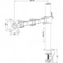 Uchwyt do mocowania LCD iiyama DS1001C-B1 - biurkowy, pojedyńczy - obrazek 2