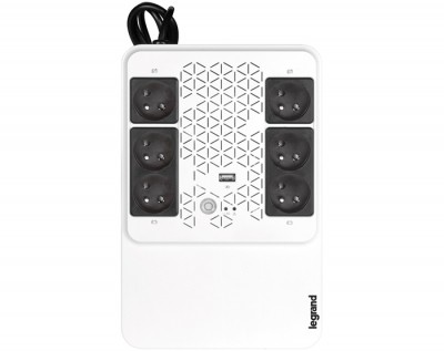 Zasilacz awaryjny UPS - Legrand Multiplug 800 AVR 4+2 FR