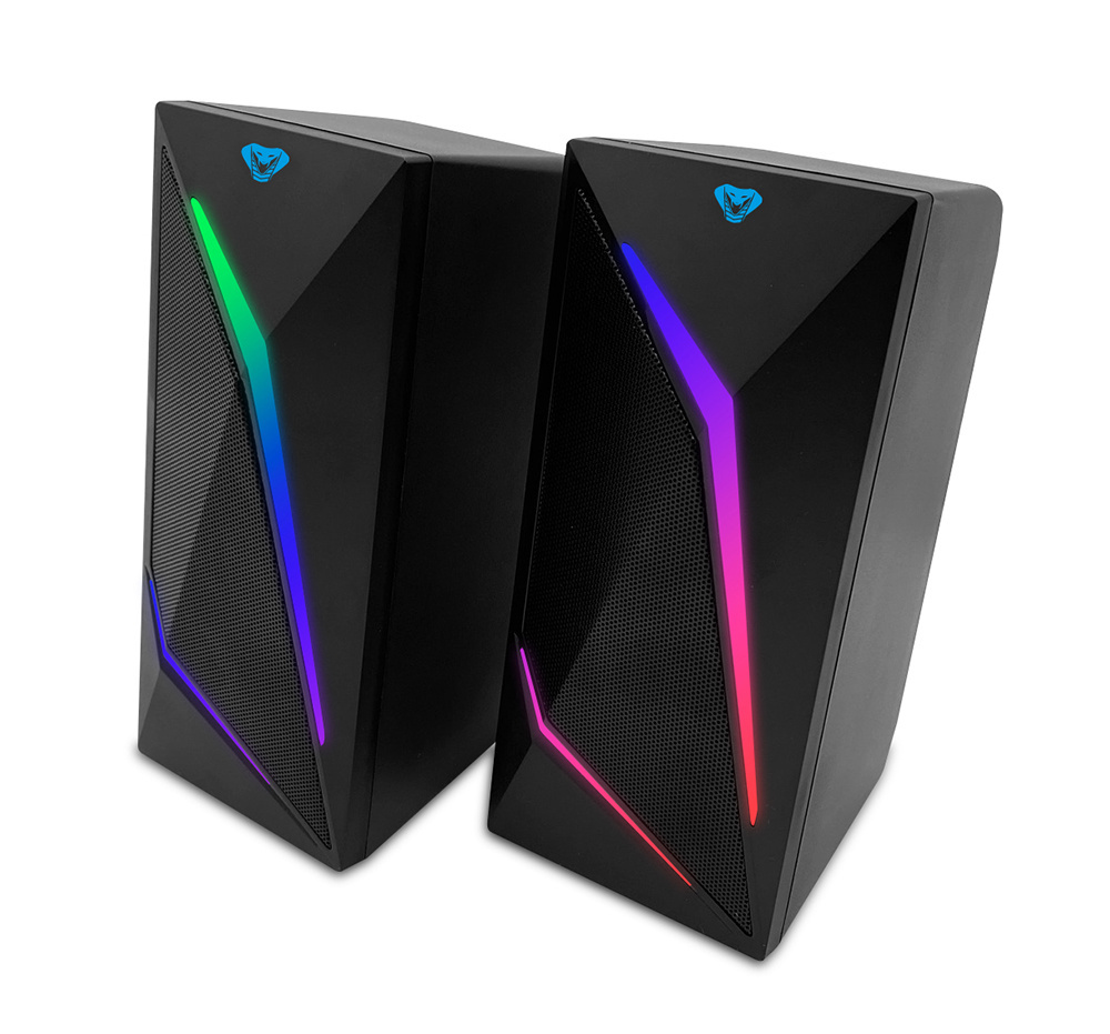 Głośniki Media-Tech Cobra Pro Urion 2.0 BT RGB - 320W PMPO, Bluetooth 5.0, AUX - obrazek 3