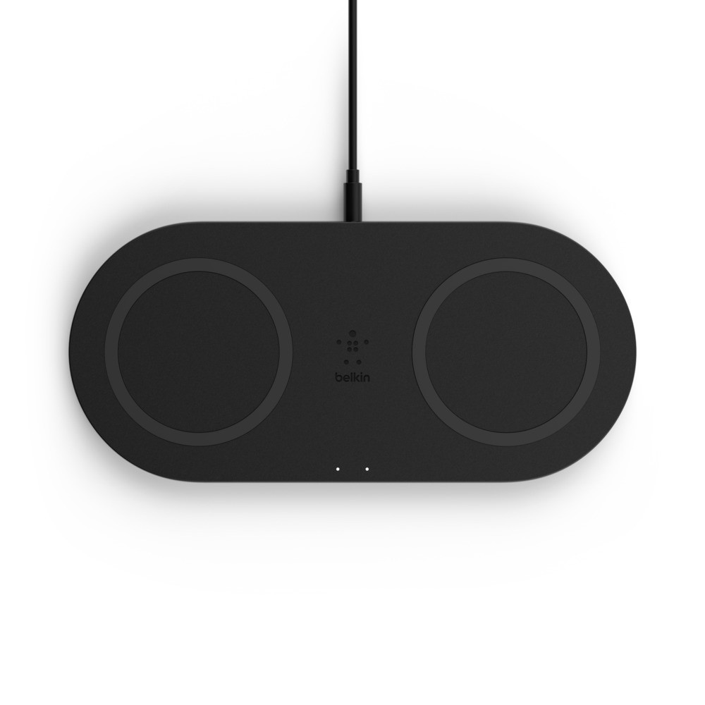 Ładowarka bezprzewodowa indukcyjna Belkin 2 x 10W Czarna - obrazek 2