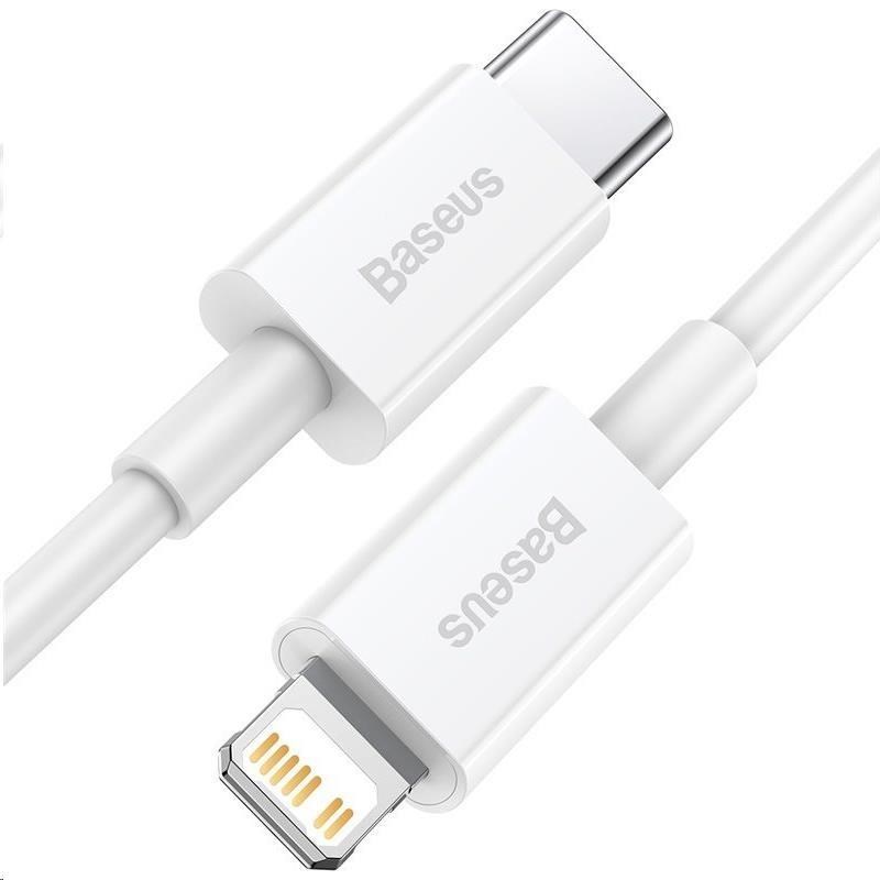 Kabel USB Type-C na Lightning 20W 1.0 m Biały Baseus - obrazek 2