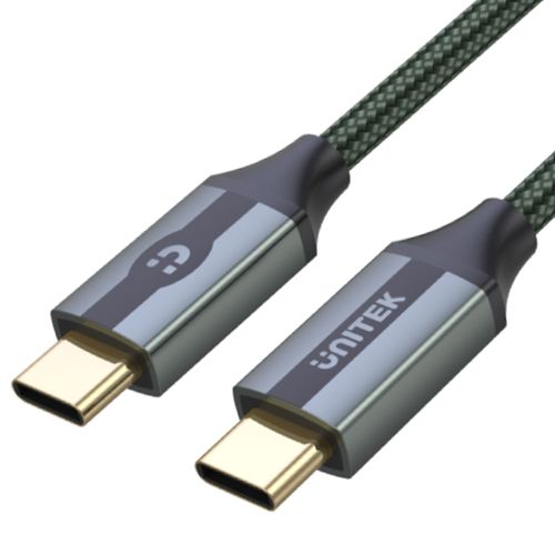 Kabel USB Type-C 1.0 m Unitek 100W 4K 10Gbps Oplot