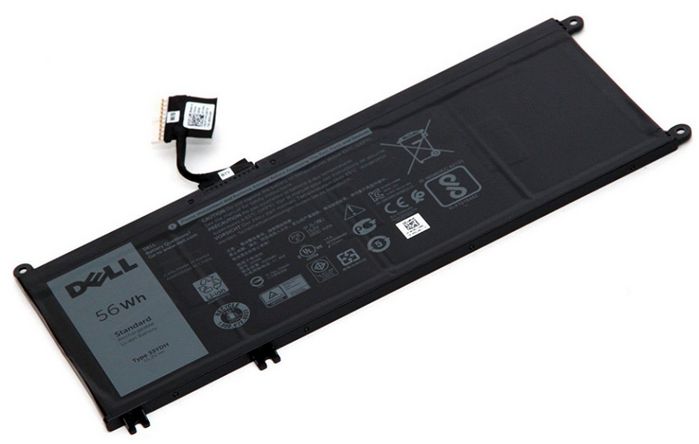 Bateria do laptopa Dell 56 WHR, 4 Cell, Lithium Ion