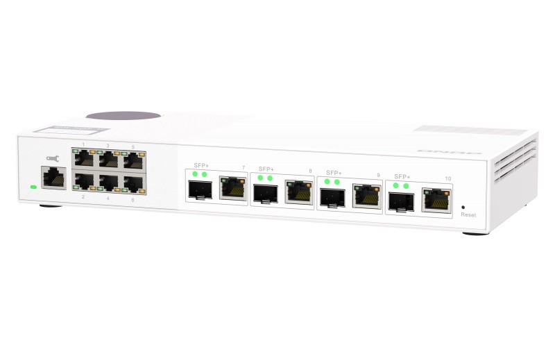 Switch QNAP QSW-M2106-4C 10GbE i 2,5GbE - obrazek 2