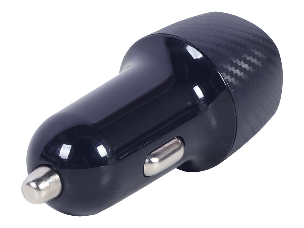 Ładowarka samochodowa USB 24W 2 porty Gembird - obrazek 3
