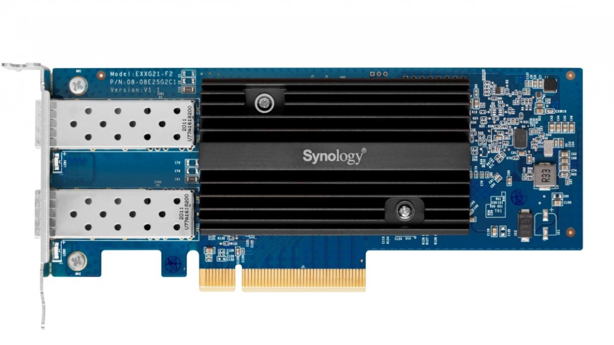 Karta sieciowa PCI-E Synology E10G21-F2 2xSFP+ 10Gbps PCI-e 3.0 x8 Full Duplex