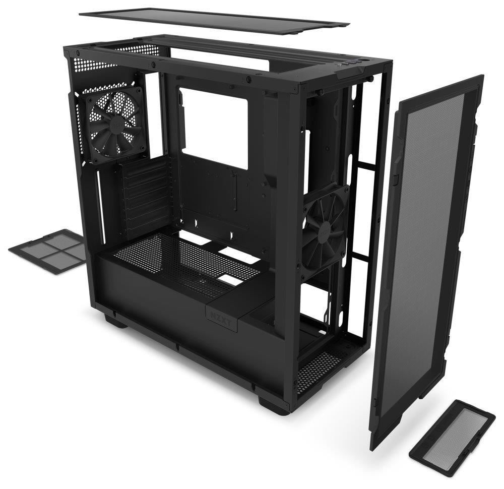 Obudowa NZXT H7 Flow z oknem Czarna - obrazek 2