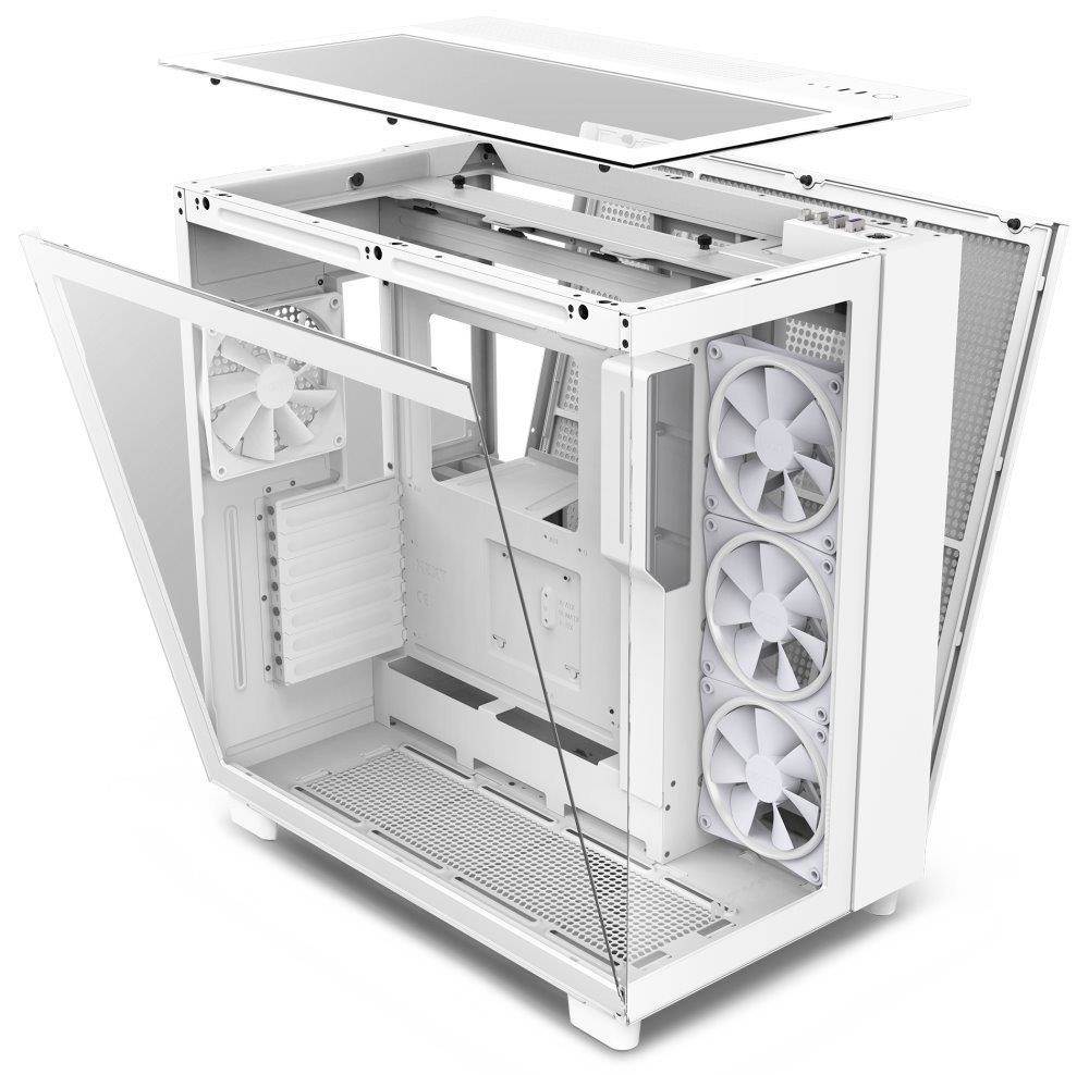 Obudowa NZXT H9 Elite z oknem Biała - obrazek 3