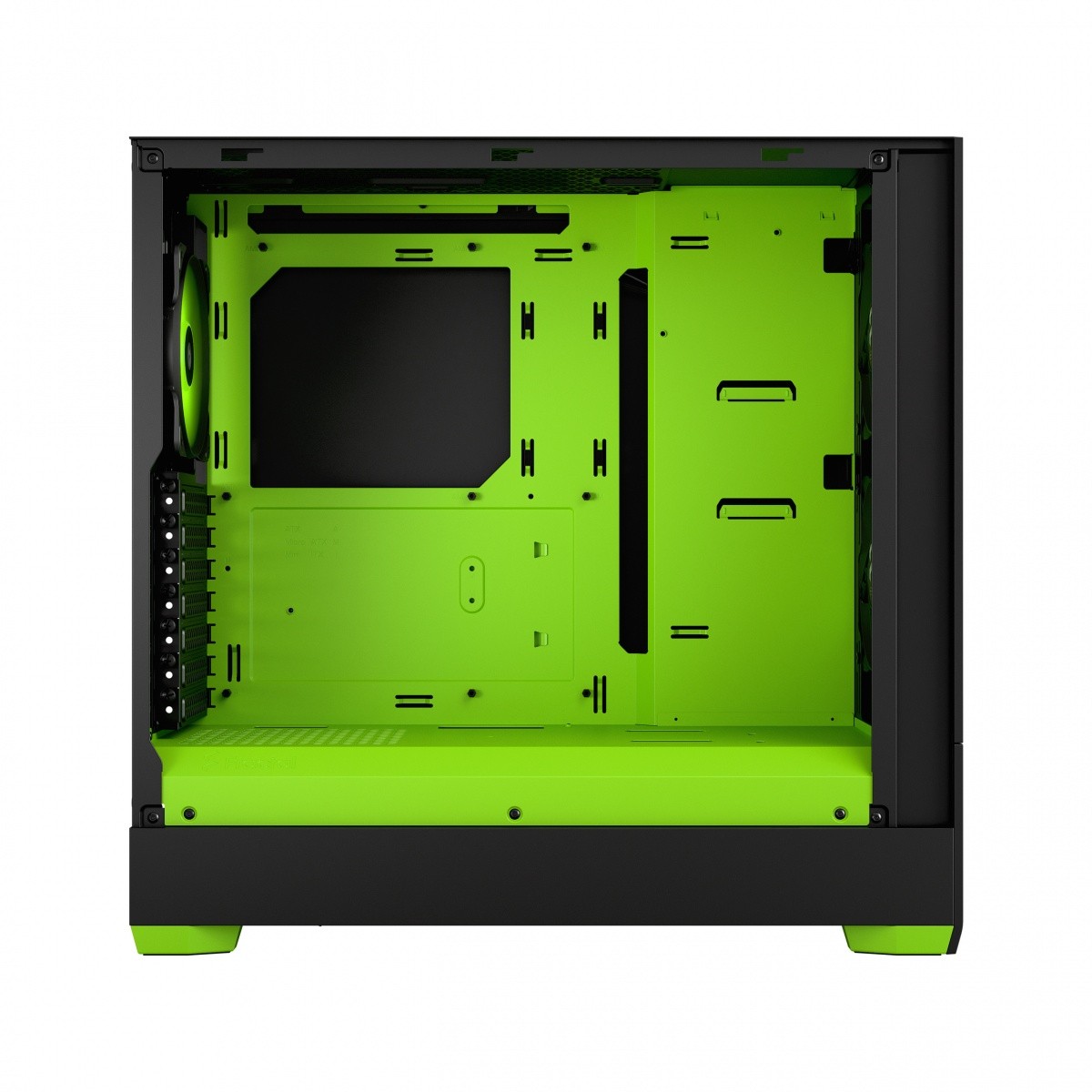 Obudowa Fractal Design Pop Air TG Clear Tint RGB Zielona - obrazek 2