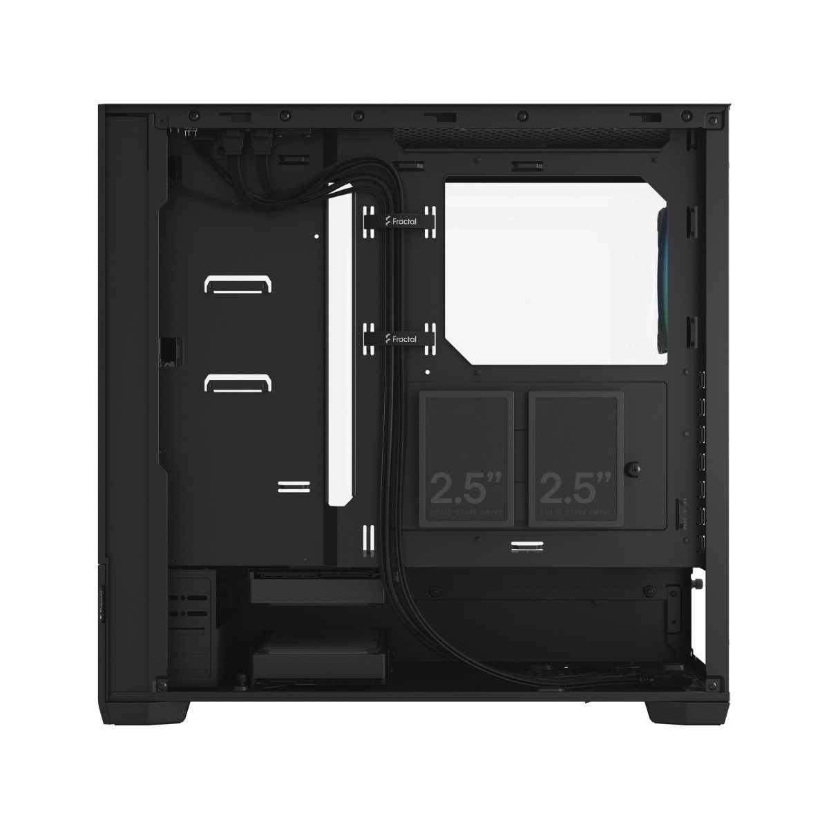 Obudowa Fractal Design Pop Air TG Clear Tint RGB Czarna - obrazek 3