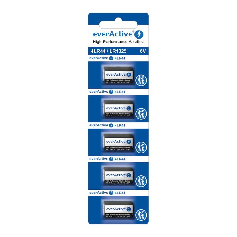 Bateria 4LR44 / LR1325 / 544A  5 szt.  everActive