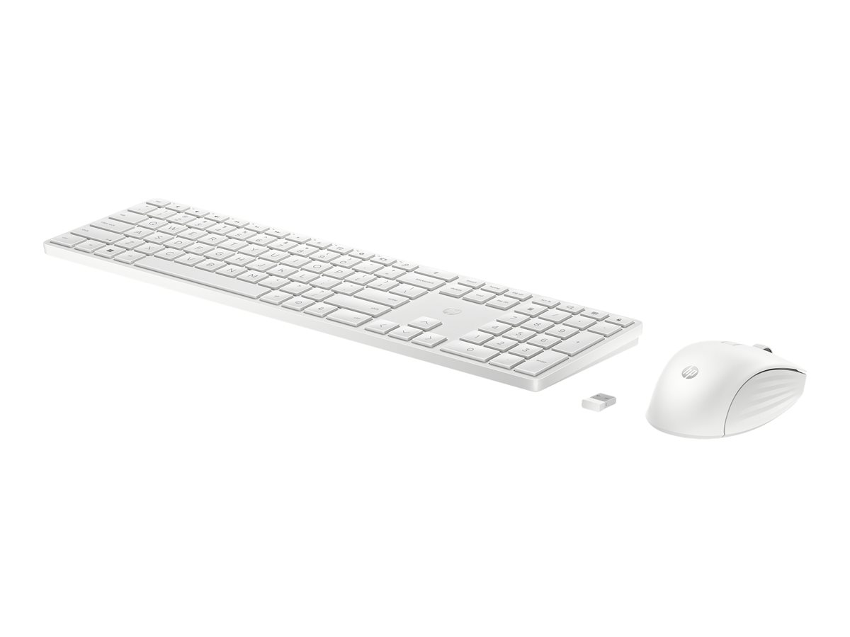 Zestaw bezprzewodowy klawiatura + mysz HP 600 Biały