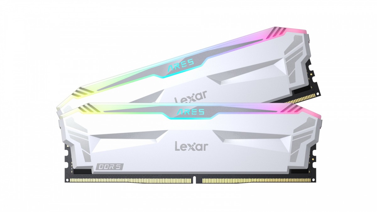 DIMM PC-6400 DDR5 32GB Lexar Ares RGB Gaming White **2 x 16GB**