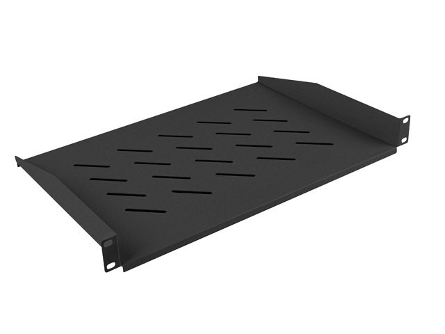 Półka do szaf rack 19'' 483 x 315 mm Czarna Lanberg - obrazek 2