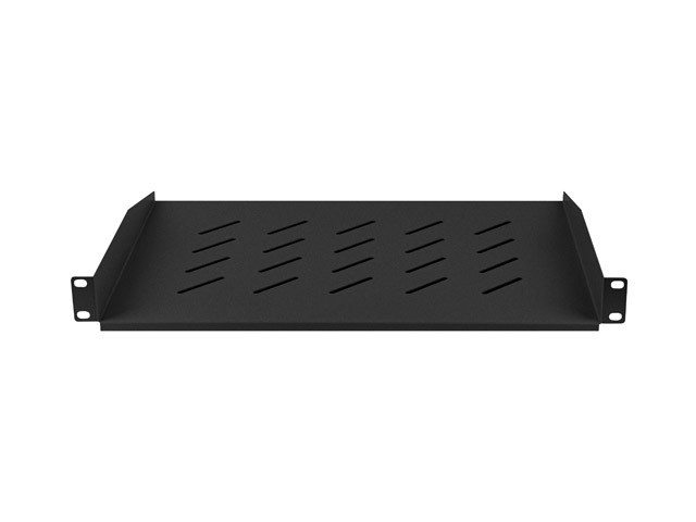 Półka do szaf rack 19'' 483 x 315 mm Czarna Lanberg - obrazek 3