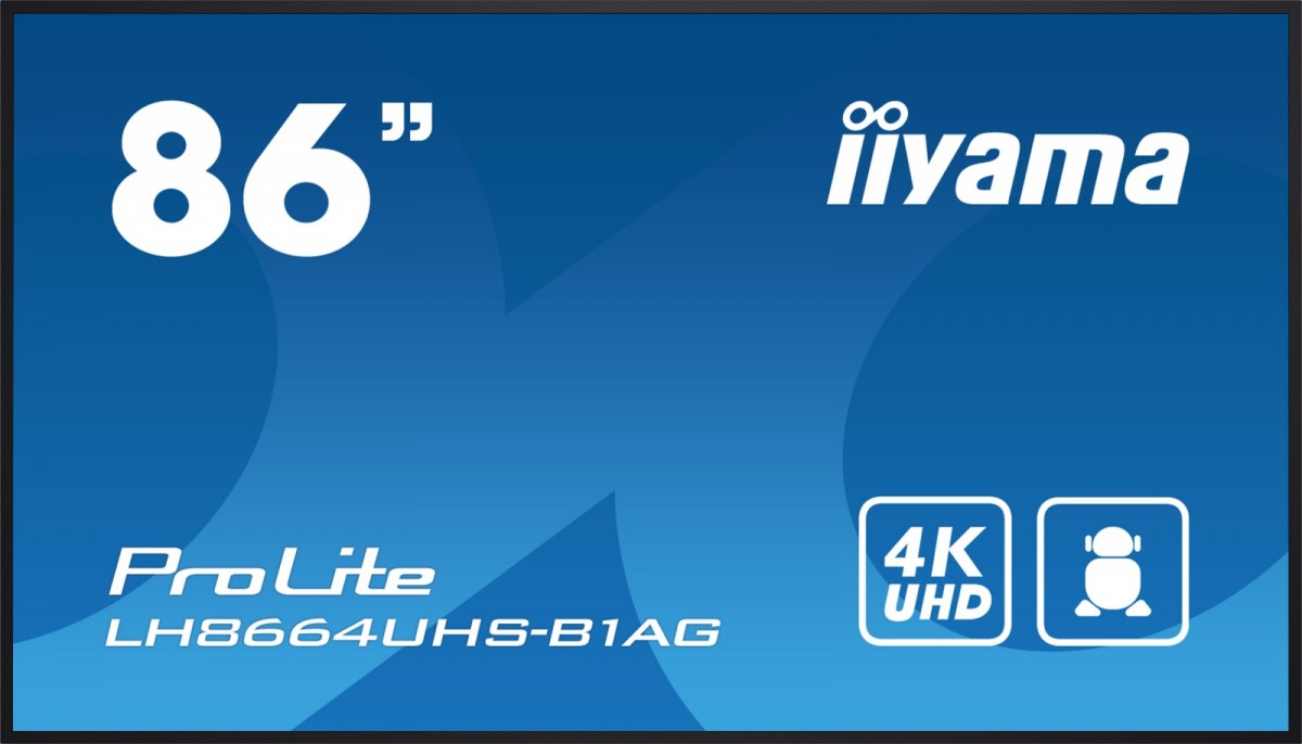 Monitor 85.6" iiyama ProLite LH8664UHS-B1AG