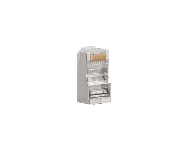 Wtyk RJ45 zaciskany kat.6 FTP przelotowy 100 szt. Lanberg - obrazek 2
