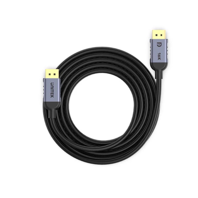 Kabel DisplayPort męski na DisplayPort męski v.2.1 1.0m Unitek 8K 120Hz - obrazek 4