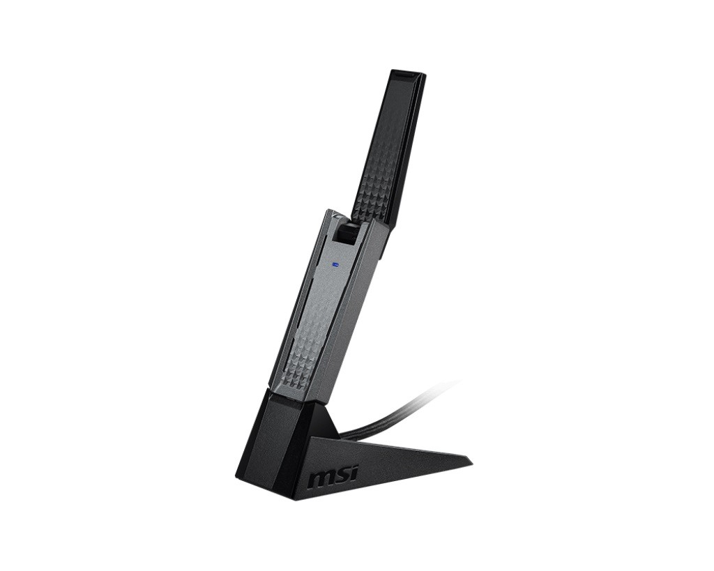 Bezprzewodowa karta sieciowa USB Wi-Fi 6 AX1800 MSI