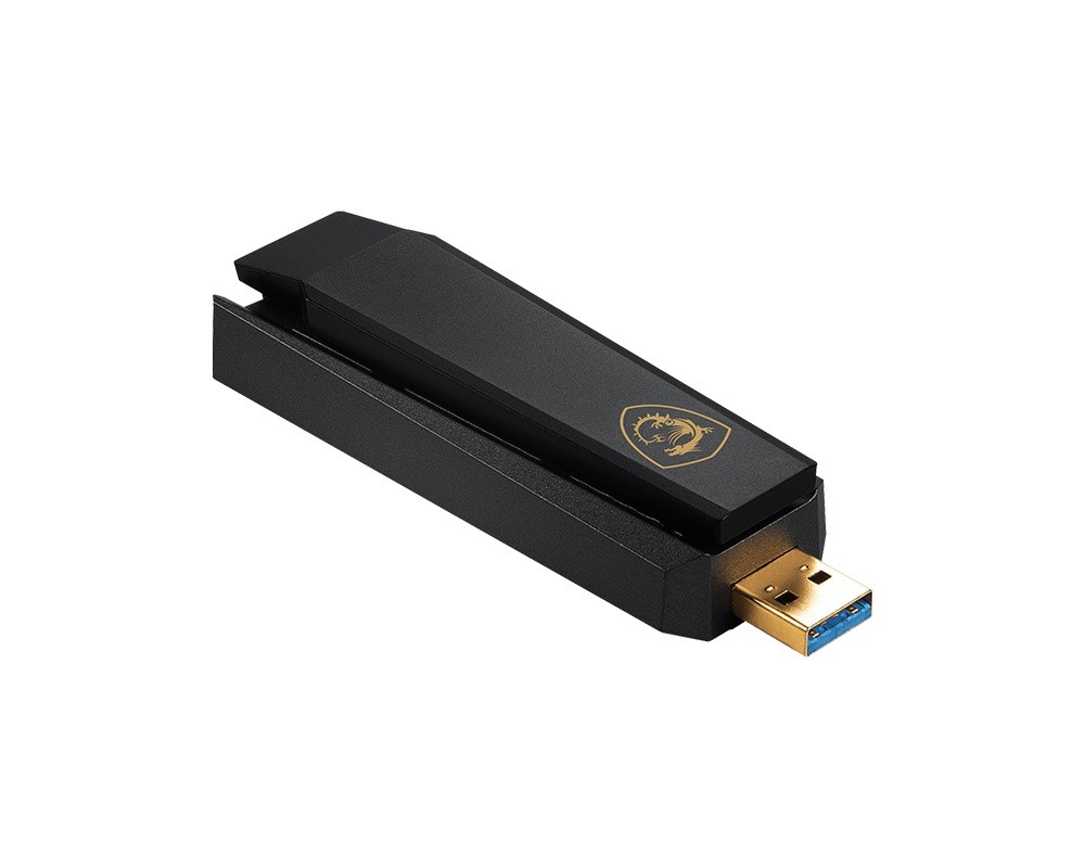 Bezprzewodowa karta sieciowa USB Wi-Fi 6E AX5400 MSI - obrazek 3