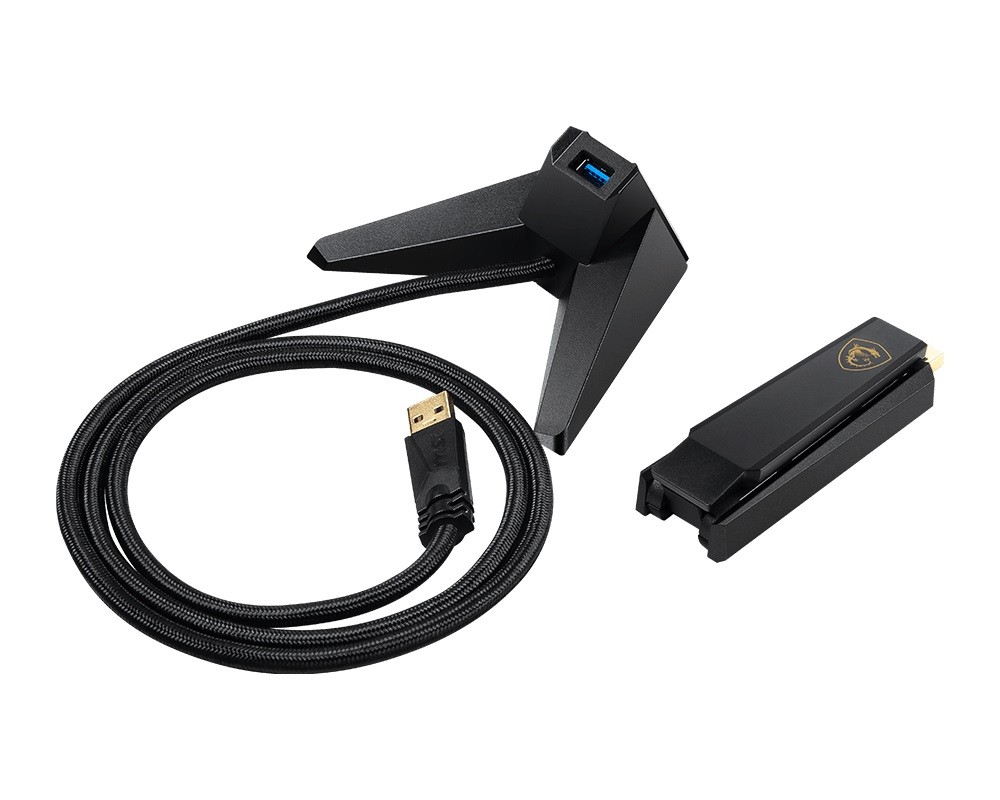 Bezprzewodowa karta sieciowa USB Wi-Fi 6E AX5400 MSI - obrazek 5