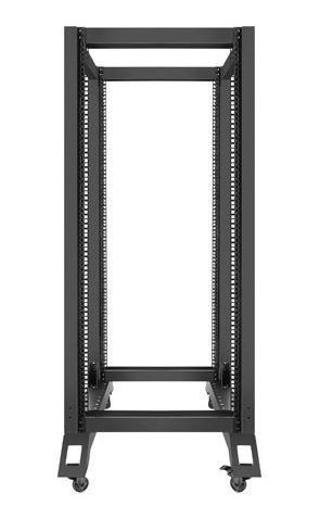 Szafa stojąca Open Rack rack 19'' 27U 600x800mm Czarna Langberg - obrazek 3