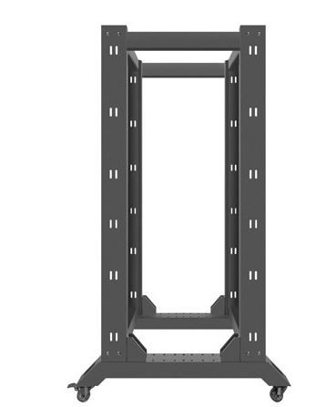 Szafa stojąca Open Rack rack 19'' 27U 600x800mm Czarna Langberg - obrazek 2