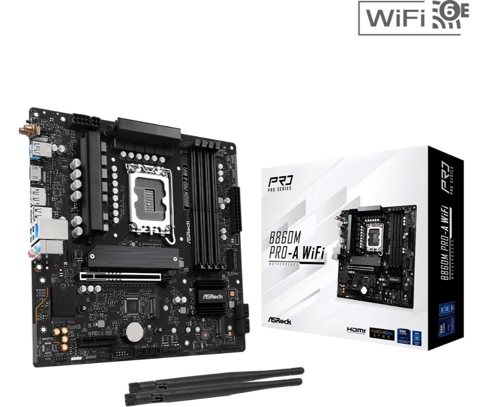 Płyta Socket LGA1851  ASRock B860M Pro-A WiFi