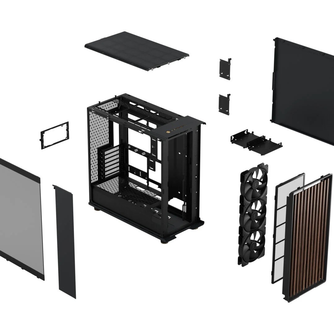 Obudowa Fractal Design North XL RC Charcoal Black TG - obrazek 5