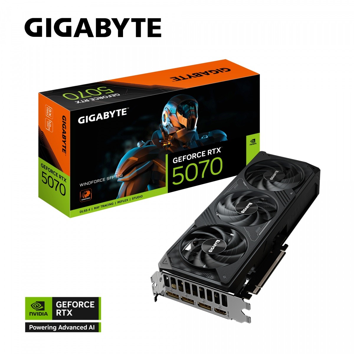 GeForce RTX 5070  12GB  Gigabyte  Windforce SFF