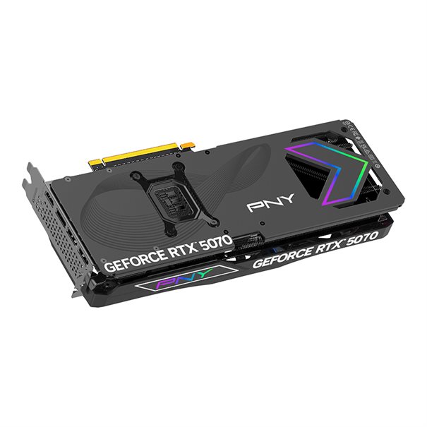 GeForce RTX 5070 12GB PNY ARGB EPIC-X RGB Overclocked Triple Fan - obrazek 4