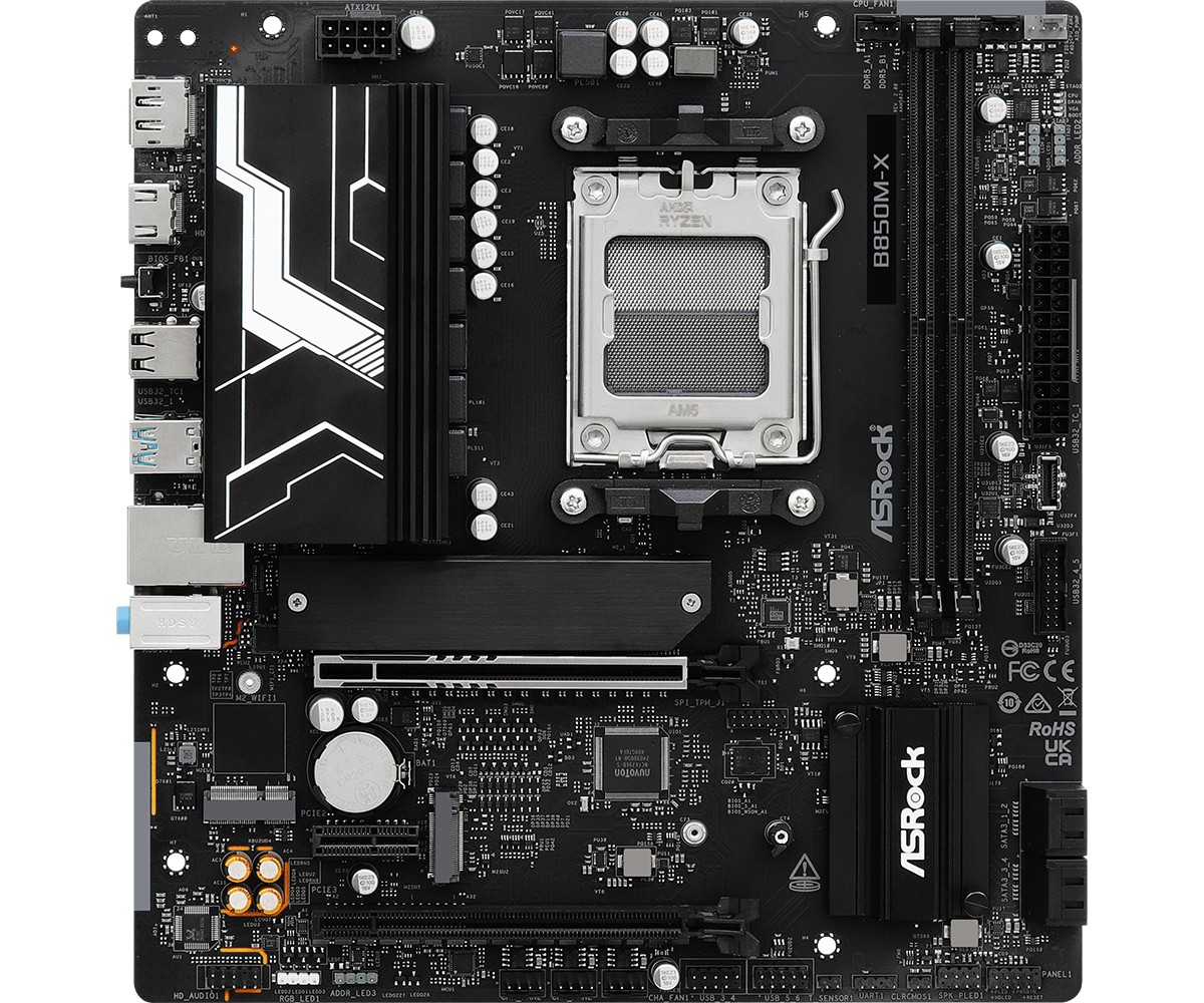 Płyta Socket AM5 ASRock B850M-X R2.0 - obrazek 4
