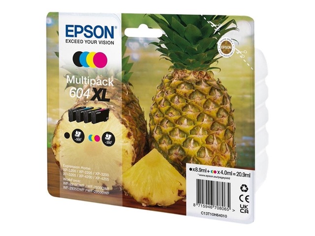 Tusze Epson  604XL  T10H6  Multipack C/M/Y/K