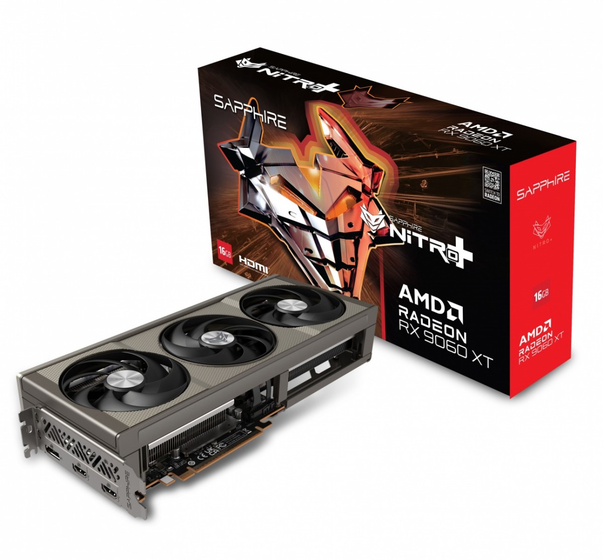 Radeon RX 9060 XT  16GB  Sapphire  Nitro+