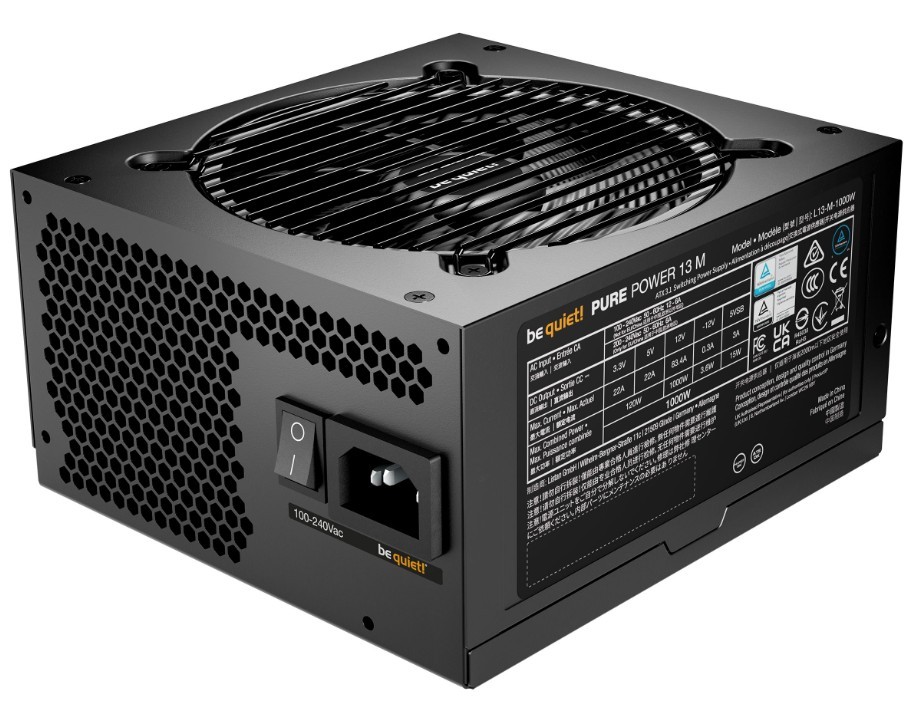 Zasilacz ATX 1000W be quiet! Pure Power 13 M 80 Plus Gold - obrazek 2