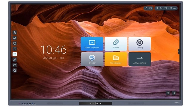 Monitor interaktywny METZ 86HD1 86" 4K DLED 4/32 + uchwyt ścienny